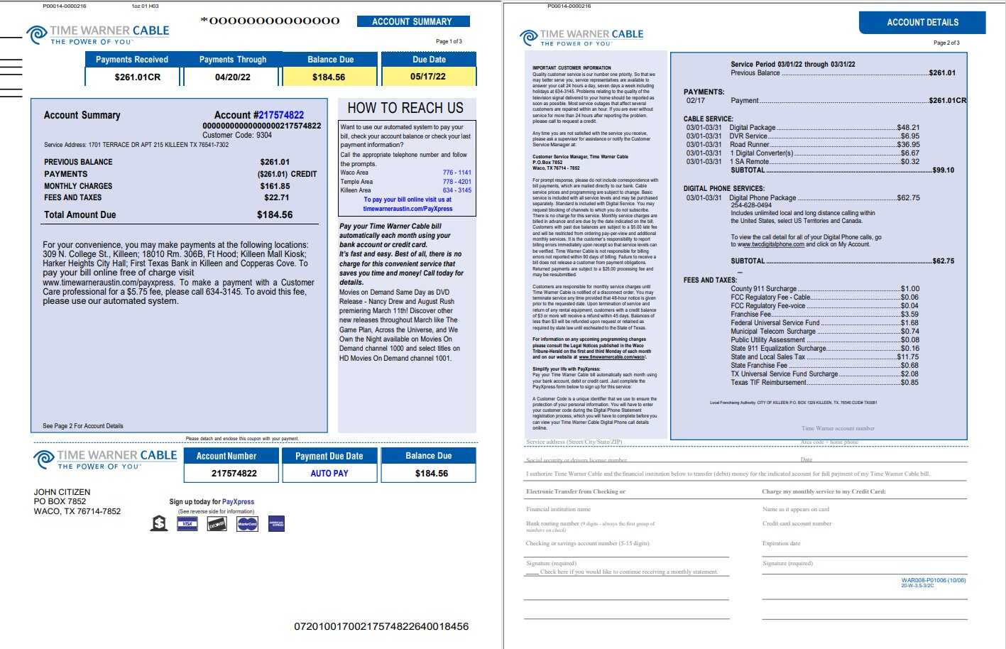  Minol USA business utility bill 
